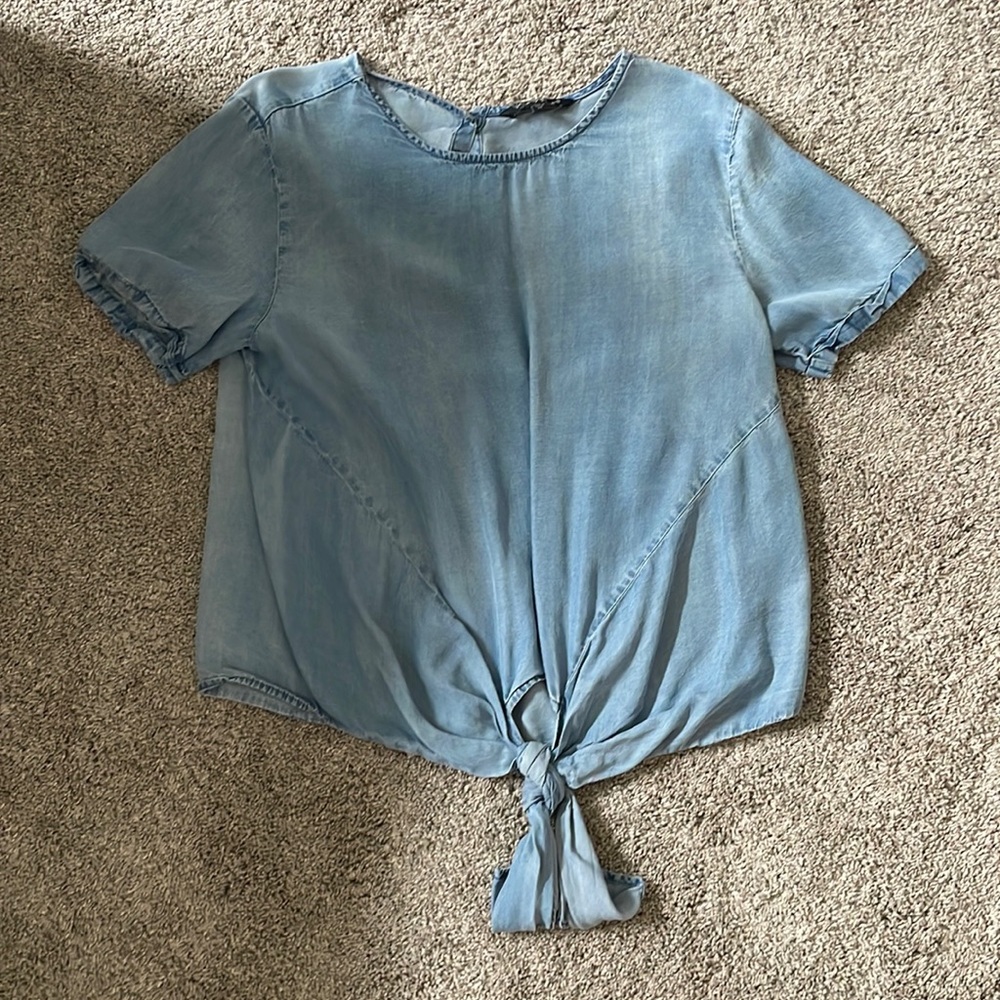Denim top
